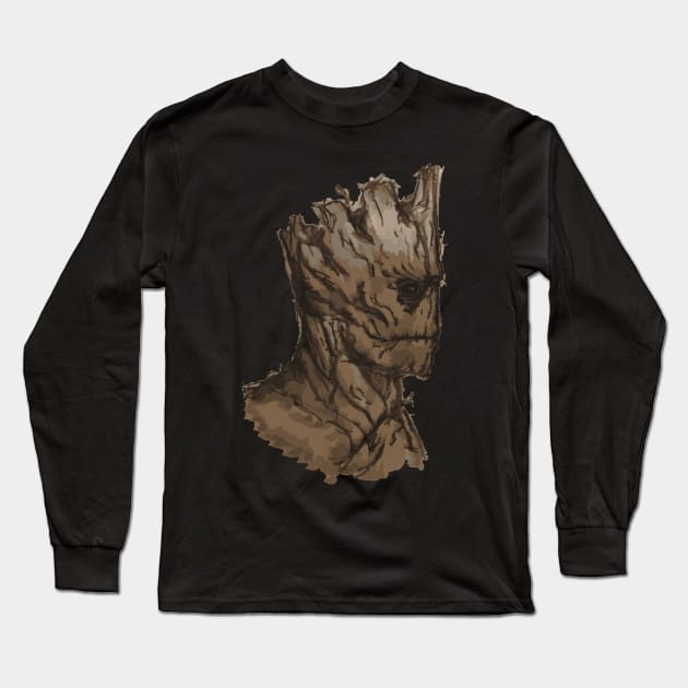 Groot Long Sleeve T-Shirt by Joker & Angel